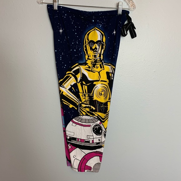 STAR WARS LIGHTWEIGHT COTTON PJ CAPRI BOTTOMS M - Picture 1 of 3
